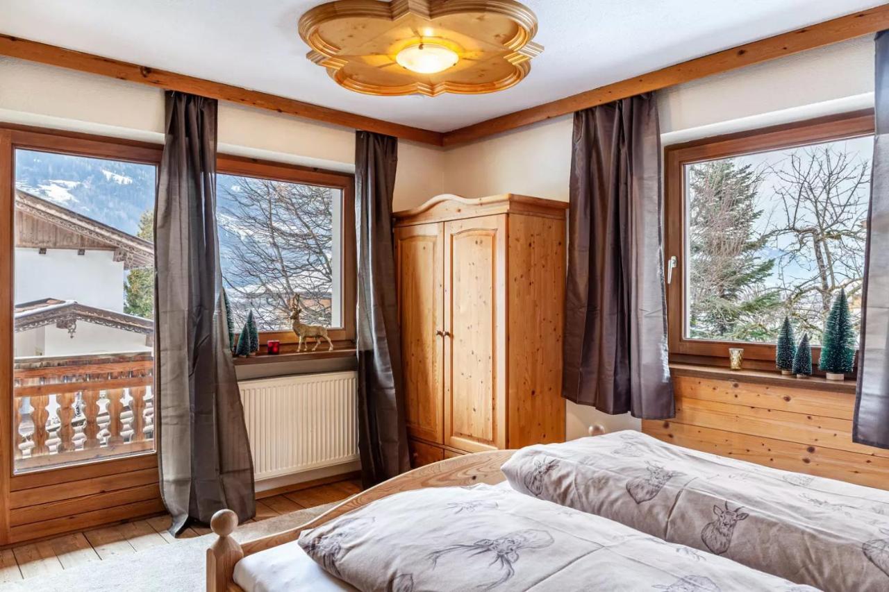 Ferienwohnung Platzhirsch Panorama View Balkon, Gartensauna, Garten, Grillplatz Stumm Exterior photo