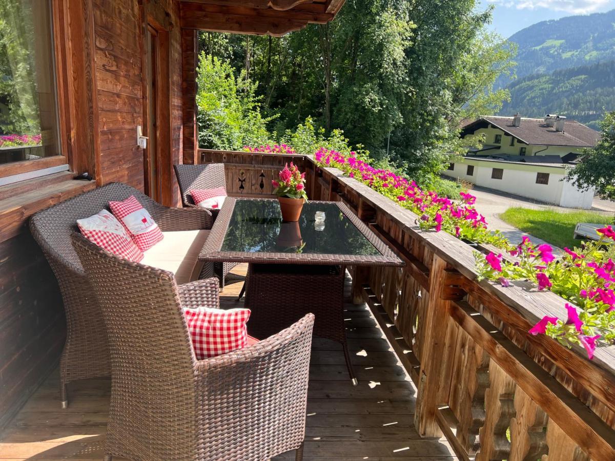 Ferienwohnung Platzhirsch Panorama View Balkon, Gartensauna, Garten, Grillplatz Stumm Exterior photo